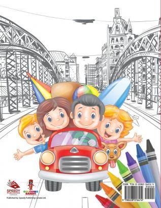 Viaje: Libro Para Colorear Para Niños