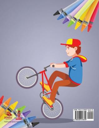 Ultimate Stunts: Libro Para Colorear Para Niños Mayores