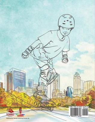 Enfermos Skate Parques: Libro Para Colorear Para Los Niños Mayores