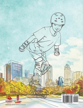 Parchi Per Lo Skateboard Malati: Libro Da Colorare Per I Bambini Più Anziani