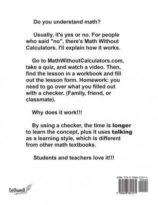 Two Variable Algebra and Quadratics: Math Without Calculators