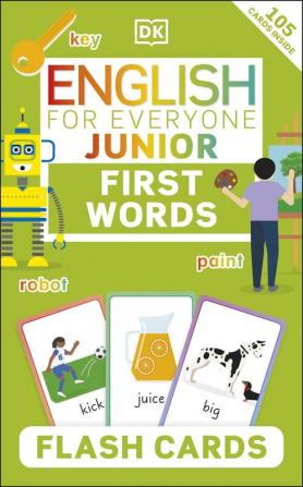 English for Everyone Junior First Words Flash Cards