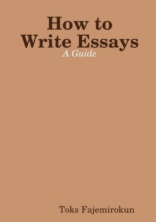 How to Write Essays