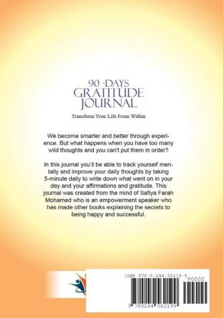 90-Days Gratitude Journal