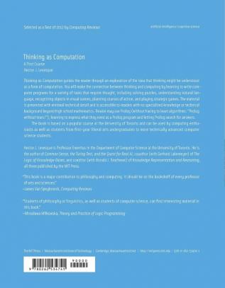 Thinking as Computation: A First Course (The MIT Press)