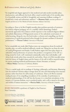 Theater of the Word: Selfhood in the English Morality Play (ReFormations: Medieval and Early Modern)