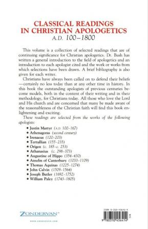 Classical Readings in Christian Apologetics: A.D. 100-1800