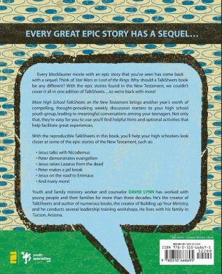 More High School TalkSheets on the New Testament Epic Bible Stories: 52 Ready-to-Use Discussions