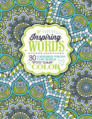 INSPIRING WORDS COLORING BOOK