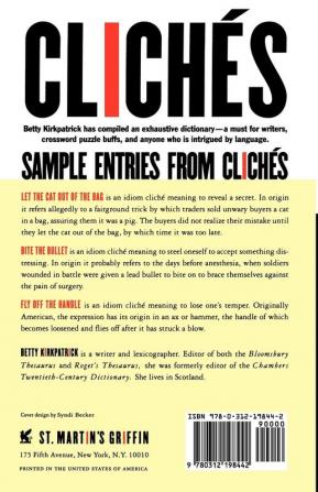 Cliches: Over 1500 Phrases Explored and Explained