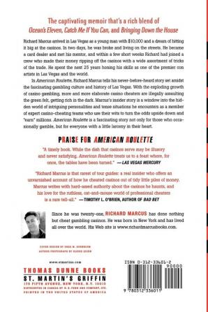 American Roulette: How I Turned the Odds Upside Down---My Wild Twenty-Five-Year Ride Ripping Off the World's Casinos (Thomas Dunne Books)