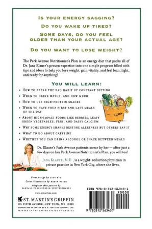 The Park Avenue Nutritionist's Plan: The No-Fail Prescription for Energy Vitality & Weight Loss