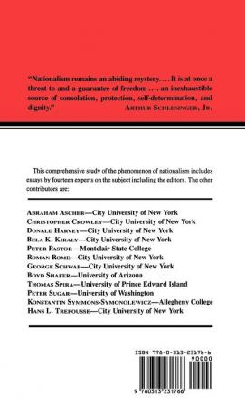 Nationalism: Essays in Honor of Louis L. Snyder: 65 (Contributions in Political Science)