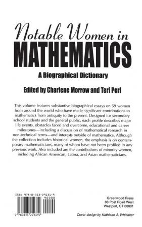 Notable Women in Mathematics: A Biographical Dictionary