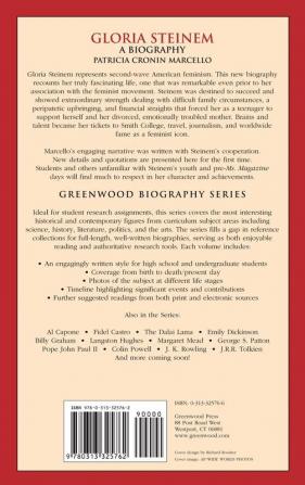 Gloria Steinem: A Biography (Greenwood Biographies)