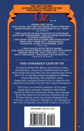 The Cowardly Lion of Oz: The Wonderful Oz Books #17 (Wonderful Oz Books (Paperback))