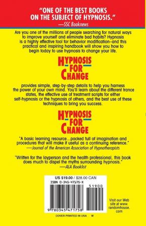 Hypnosis for Change: A Practical Manual of Proven Hypnotic Techniques