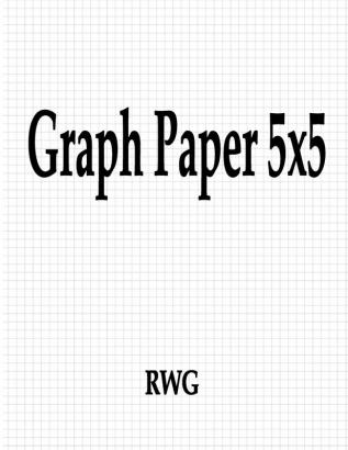 Graph Paper 5x5: 50 Pages 8.5 X 11