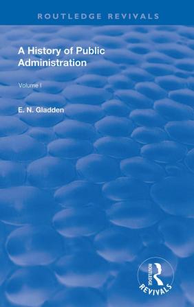 History of Public Administration