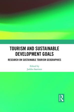 Tourism and Sustainable Development Goals