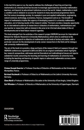 Research and Development in University Mathematics Education