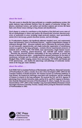 Lung Surfactant Function and Disorder