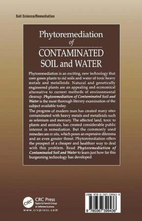 Phytoremediation of Contaminated Soil and Water