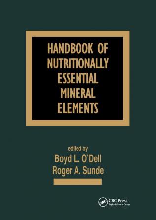 Handbook of Nutritionally Essential Mineral Elements