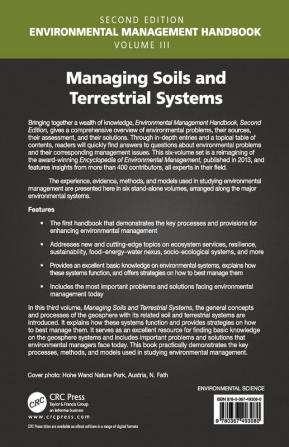 Managing Soils and Terrestrial Systems