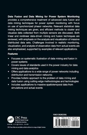 Data Fusion and Data Mining for Power System Monitoring