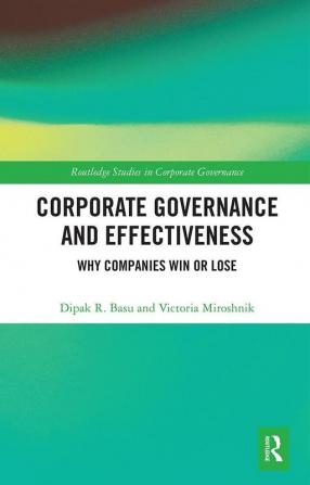 Corporate Governance and Effectiveness