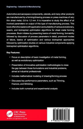 Sheet Metal Forming Optimization