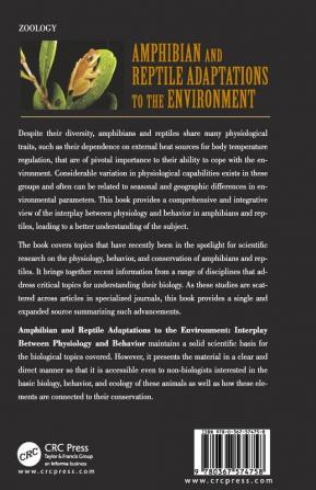 Amphibian and Reptile Adaptations to the Environment