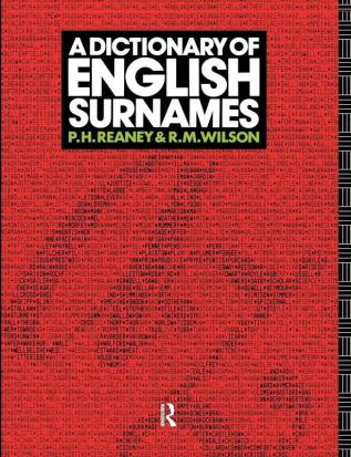 Dictionary of English Surnames