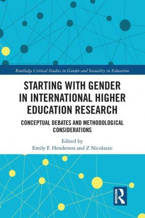 Starting with Gender in International Higher Education Research