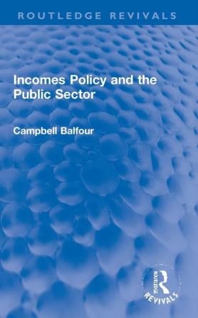 Incomes Policy and the Public Sector