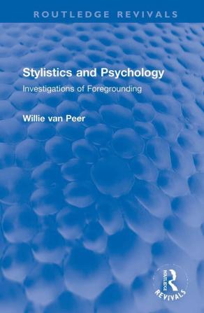 Stylistics and Psychology