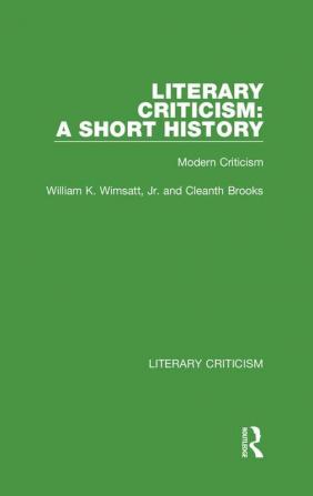 Literary Criticism: A Short History