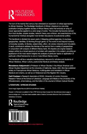 Routledge Handbook of African Literature