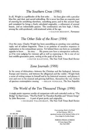 The World of the Ten Thousand Things: Poems 1980-1990