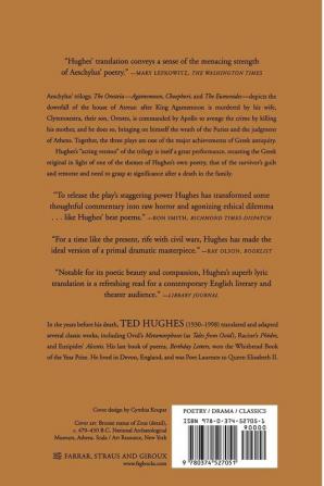 The Oresteia of Aeschylus: A New Translation by Ted Hughes