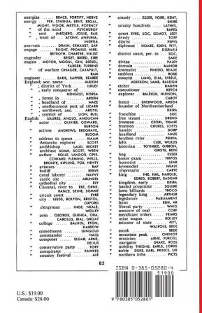 New Practical Dictionary for Crossword Puzzles: More Than 75000 Answers to Definitions