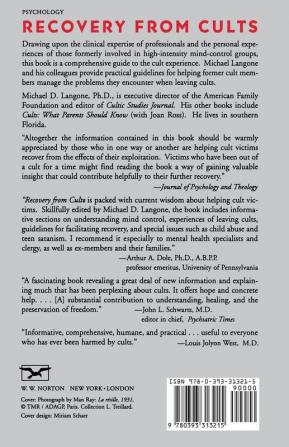 Recovery From Cults – Help for Victims of Psychological & Spiritual Abuse (Paper): Help for Victims of Psychological and Spiritual Abuse