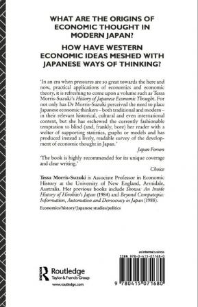 History of Japanese Economic Thought