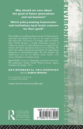 Ecology Policy and Politics