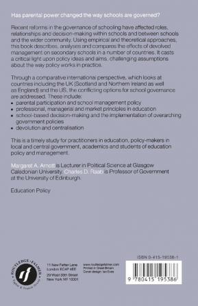 Governance of Schooling