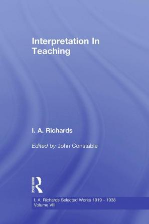 Interpretation In Teaching V 8