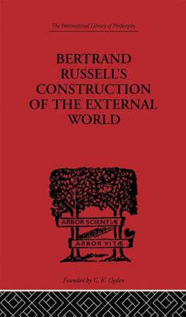 Bertrand Russell's Construction of the External World