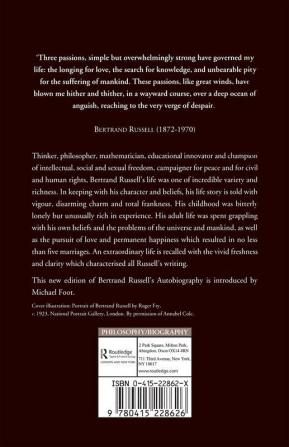 Autobiography of Bertrand Russell