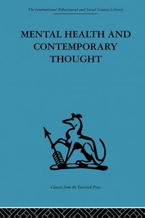 Mental Health and Contemporary Thought